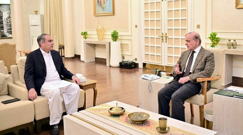 Interior Minister Naqvi briefs PM Shehbaz on Oman, Iran visits