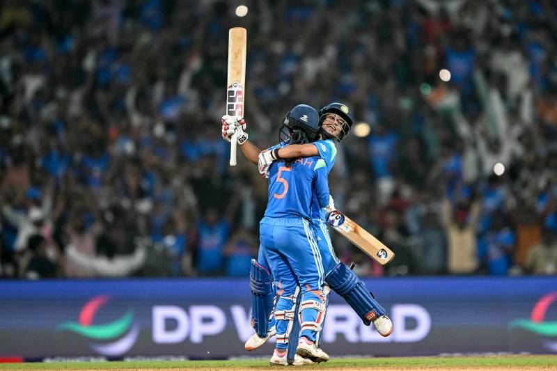 Rodrigues hits ton as India chase 339 to stun Australia in World Cup semis