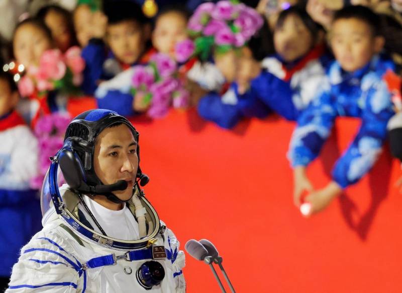 China sends youngest astronaut, mice to space station