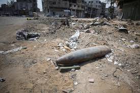 Unexploded bombs sow fear among Gazans under fragile truce