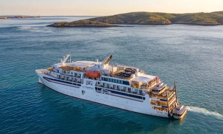 Australian cruise cancelled after death of passenger left on island