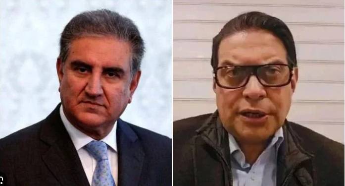 Salman Raja calls on Shah Mehmood Qureshi at PKLI Hospital