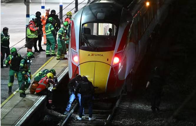 Two UK nationals held for train stabbing, terrorism ruled out: police
