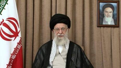 Iran Khamenei says will not cooperate with US while it backs Israel