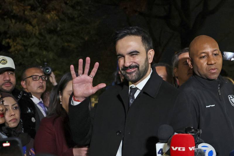 New Yorkers set to pick Zohran Mamdani in stunning mayor election