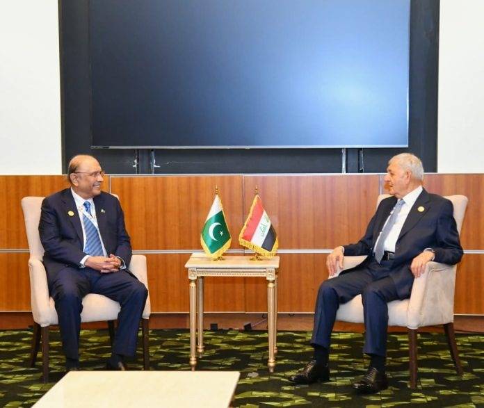 President Zardari, Iraqi President reaffirm to further strengthen Pak-Iraq brotherly ties