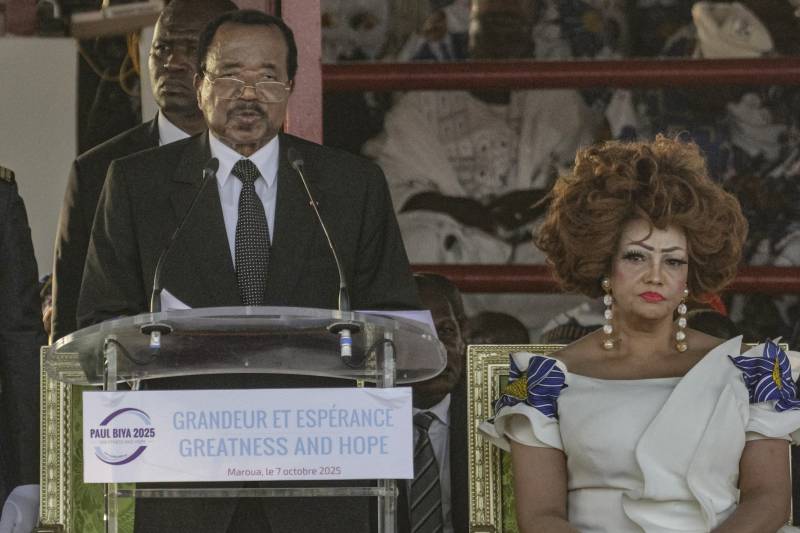 Cameroon's Biya, world's oldest president, sworn in for 8th term