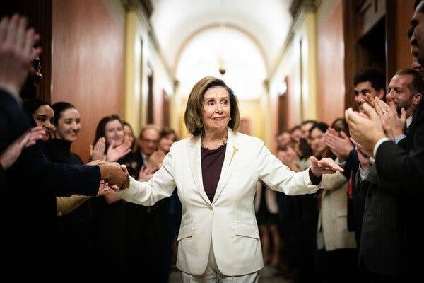 Nancy Pelosi, Democratic giant, Trump foe, first woman House speaker, to retire