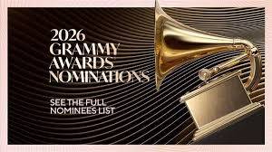 Key nominees for the 2026 Grammy Awards