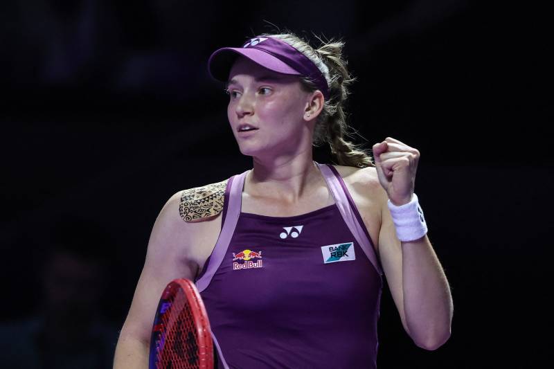 Rybakina sinks Pegula to reach WTA Finals title match