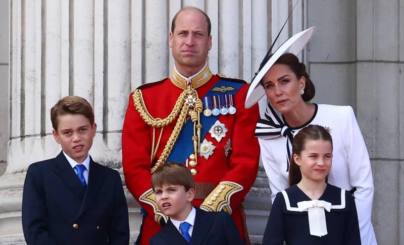Britain's Prince George attends tribute event for fallen soldiers