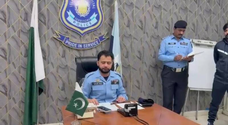 Capt (R) Ali Raza Qazi assumes charge of SSP Operations Islamabad