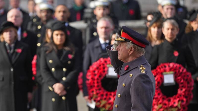 UK's King Charles honours nation's war dead