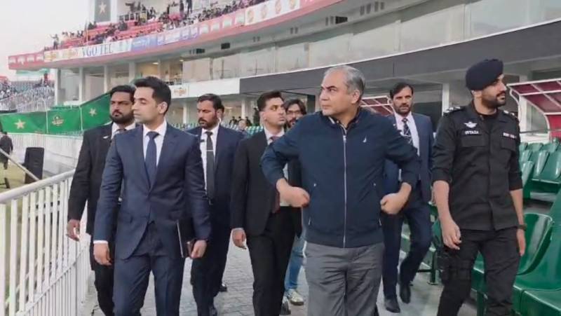 Mohsin Naqvi reviews security arrangements at Rawalpindi Sstadium after Islamabad suicide attack