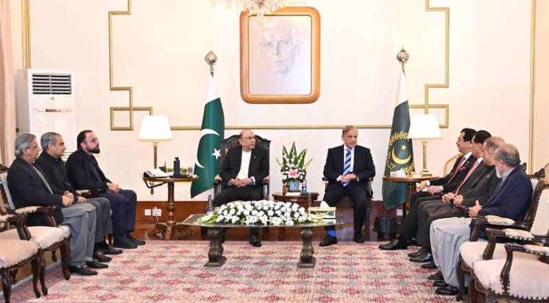 PM Shehbaz calls on President Zardari