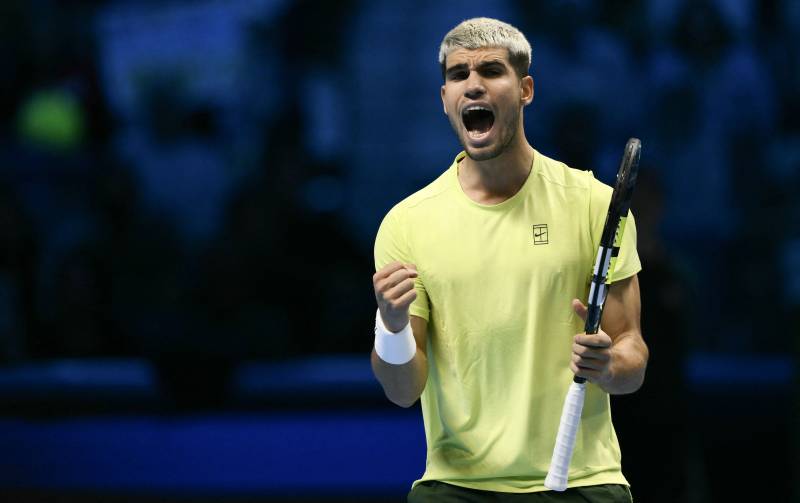 Alcaraz fights back to beat Fritz at ATP Finals