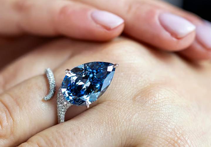Huge Mellon Blue diamond sells for $25.6 million