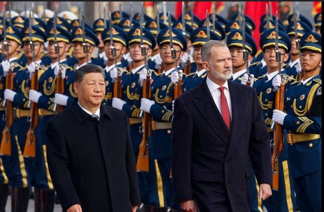 Spain's King Felipe makes China state visit, 18 years after father