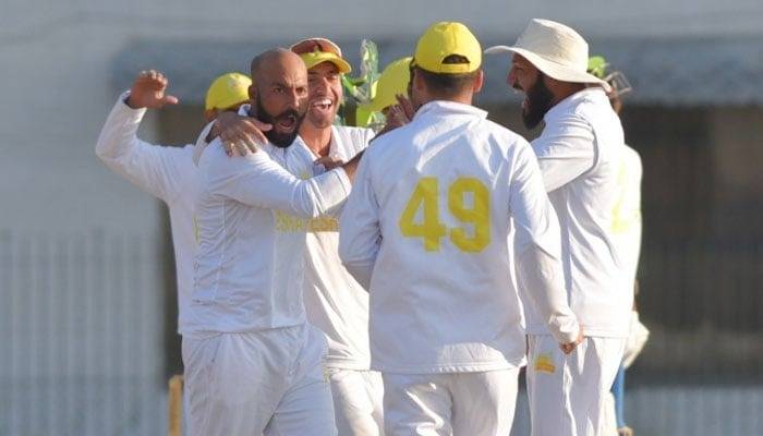 Sajid’s 10-fer spins Peshawar to victory over Lahore Whites as race for QeAT final picks pace