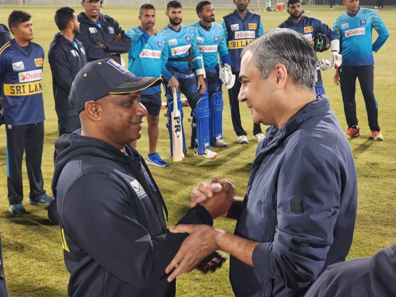 PCB chief, Sri Lankan high commissioner visit Rawalpindi Stadium, meet players