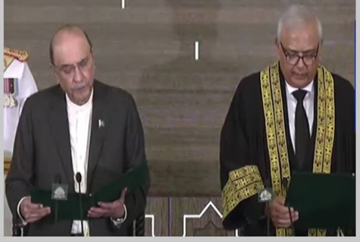 Justice Aminuddin Khan takes oath as first FCC Chief Justice 