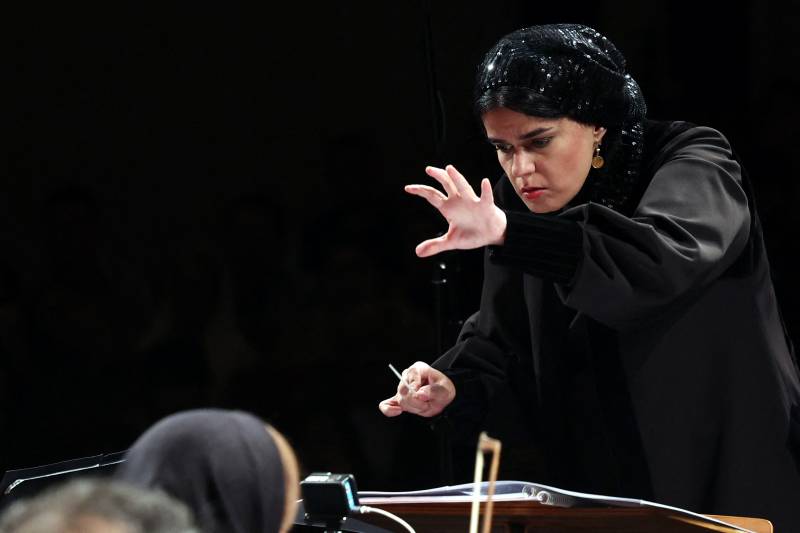 Iran's first woman orchestra conductor inspires