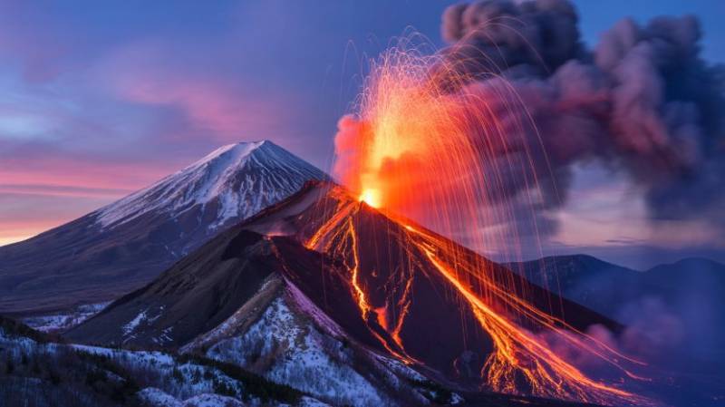Ashfall warning in Japan as volcano erupts