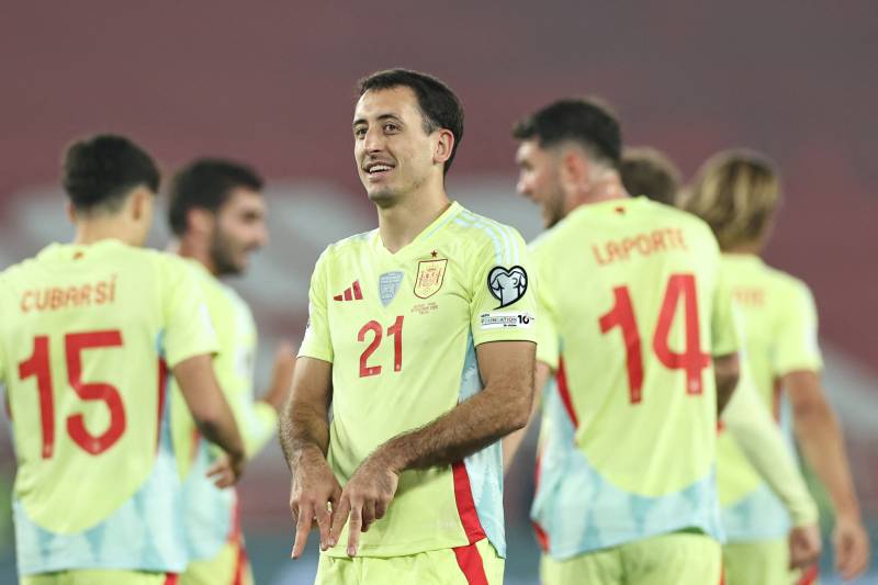 Spain virtually seal World Cup qualification in Georgia romp
