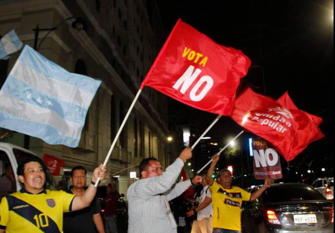 Ecuador voters reject return of US military bases