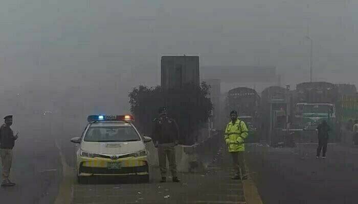 Motorway M-5 closed due to dense fog