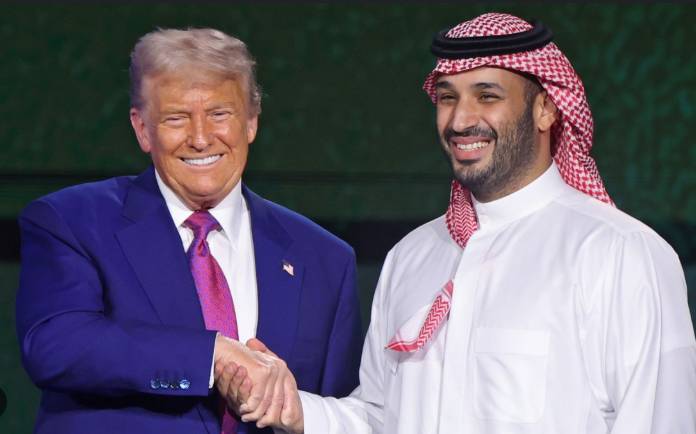 Trump hosts Saudi prince for first time since Khashoggi killing