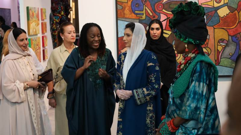 Aseefa Bhutto visits Abu Dhabi Art 2025