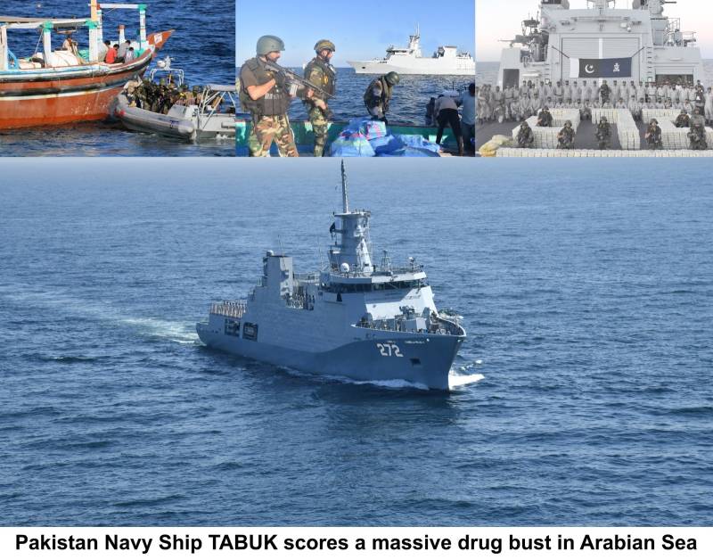 Pakistan Navy seizes $130m worth of drugs in major anti-narcotics operation