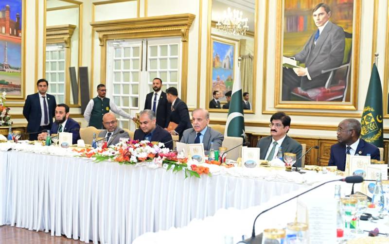 PM Shehbaz hosts luncheon for tri-nation cricket teams in Islamabad