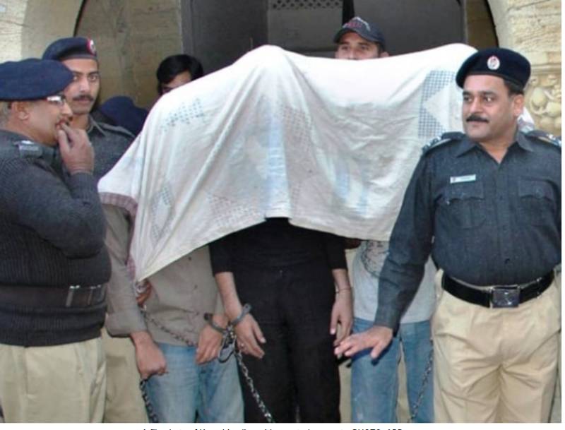 Three arrested for stealing Safe City camera box in Karachi 