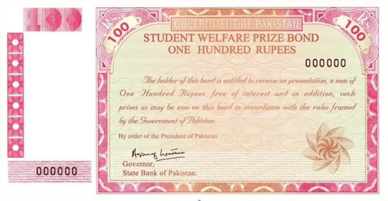 Results of Rs100 Student Welfare Prize Bonds announced