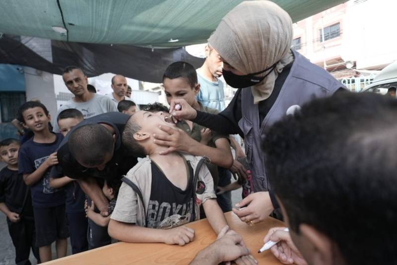WHO aims to vaccinate 40,000 children in Gaza Strip