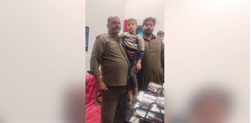 Eight-year-old boy recovered safely within hours by Lahore police