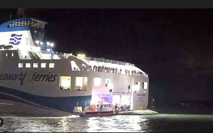 South Korea ferry runs aground after officer distracted by phone