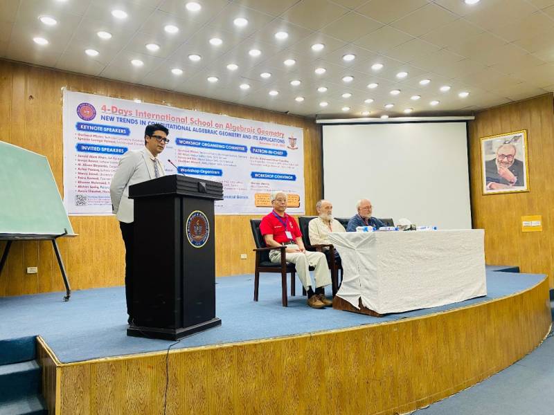 Int’l school on algebraic geometry begins at GCU 