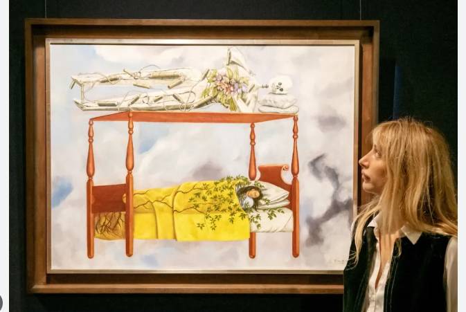 Frida Kahlo painting auctions for $54.6m, record for woman artist