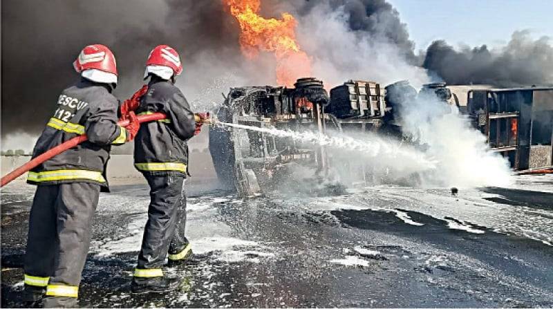 Four die as oil tanker exploded in Rahim Yar Khan
