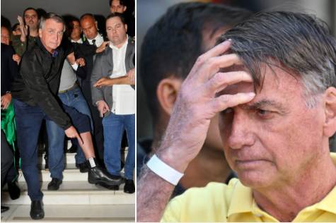 Brazil's Bolsonaro detained for trying to break ankle bracelet and flee