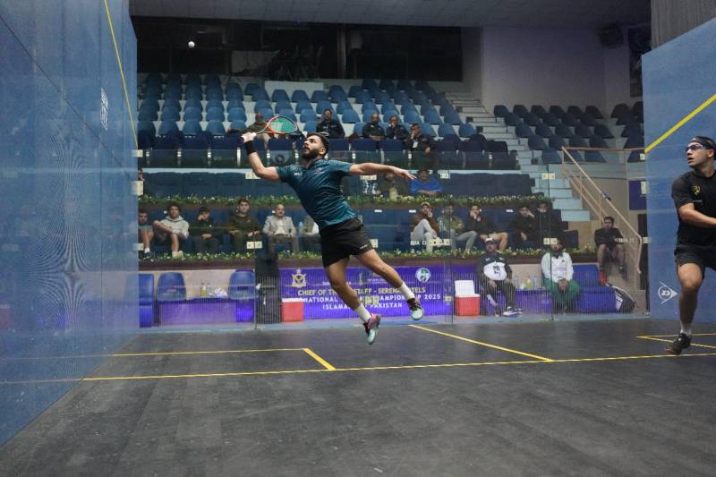 Pakistani players make strong start on Day 1 of CAS International Squash Championship 