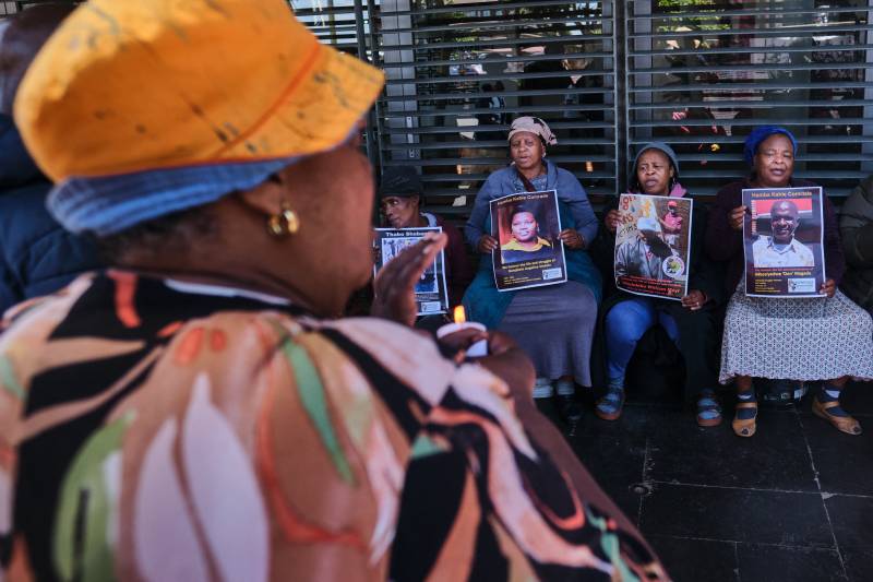Two-year S.African sit-in for reparations says still ignored