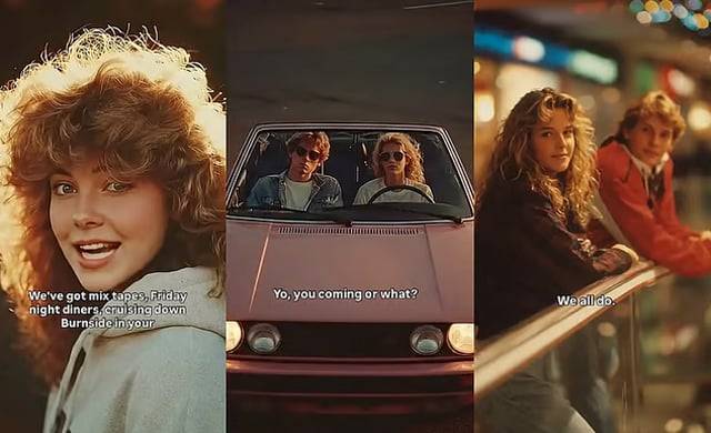 Fake AI videos have a new generation loving 1980s life