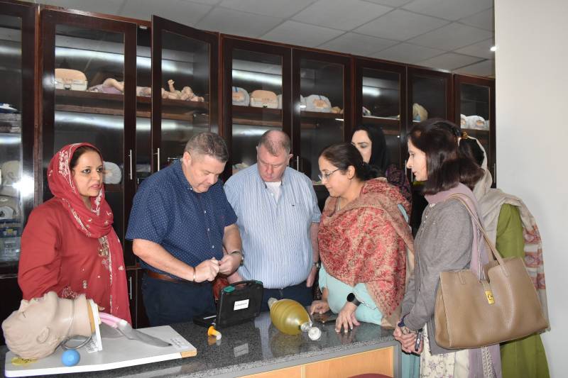 Irish experts inaugurate skill lab at UHS for life-saving techniques
