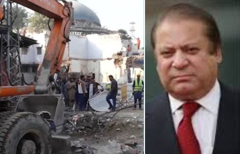 Nawaz Sharif inspects renovation at CM House and Neela Gumbad