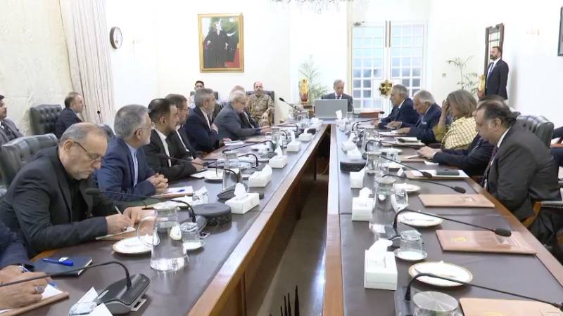 PM Shehbaz, Iran's Ali Larijani discuss regional, global issues