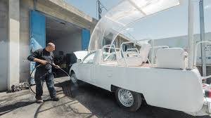 Popemobile transformed into Gaza mobile children's clinic